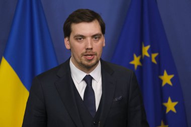 Ukrayna Başbakanı Oleksiy Honcharuk Eu Komisyonu 'nda