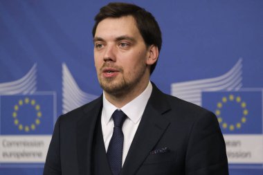 Ukrayna Başbakanı Oleksiy Honcharuk Eu Komisyonu 'nda