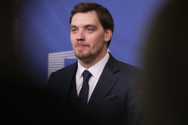 Ukrayna Başbakanı Oleksiy Honcharuk Eu Komisyonu 'nda