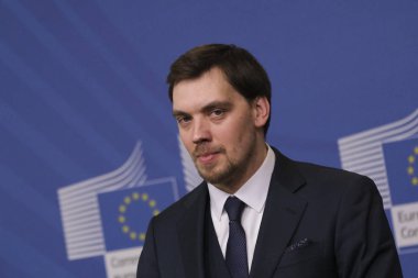 Ukrayna Başbakanı Oleksiy Honcharuk Eu Komisyonu 'nda