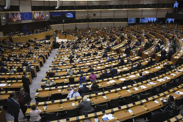 Sessione plenaria del Parlamento europeo sulla Brexit — Foto Stock