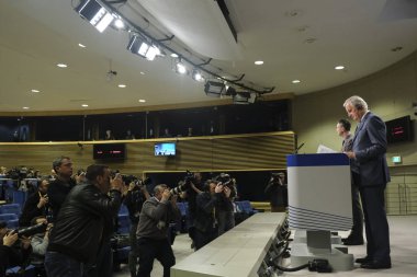 Eu 'nun Brexit müzakerecisi Michel Barnier bir basın toplantısı düzenledi.