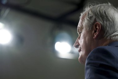 Eu 'nun Brexit müzakerecisi Michel Barnier bir basın toplantısı düzenledi.