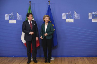 İtalya Başbakanı Giuseppe Conte Avrupa Komisyonu 'nu ziyaret etti