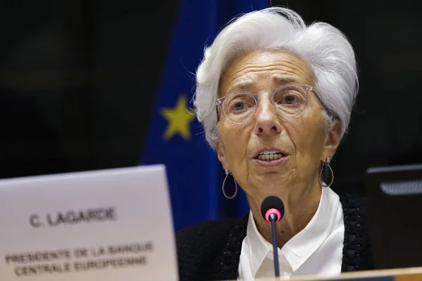 Avrupa Merkez Bankası Başkanı Christine Lagarde Eu Parliame 'de
