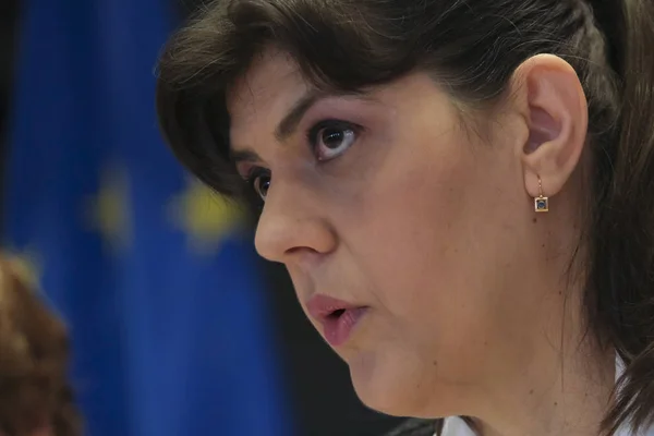 Laura Codruta KOVESI, Procureur général de l'UE au Parlement européen — Photo