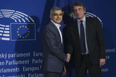 Londra Belediye Başkanı Sadık Khan Brüksel, Belçika 'yı ziyaret etti