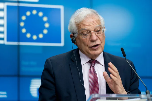 Bruselas Bélgica Mayo 2020 Josep Borrell Alto Representante Europeo Unión — Foto de Stock