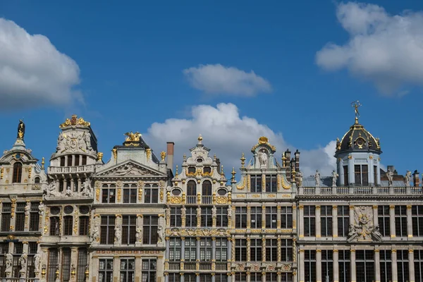 Vista Exterior Câmara Municipal Cidade Bruxelas Grand Place Bruxelas Bélgica — Fotografia de Stock