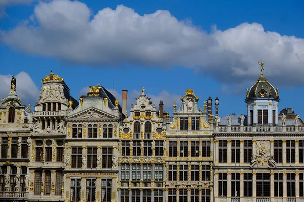 Widok Ratusz Miasta Brukseli Grand Place Brukseli Belgia Maja 2020 — Zdjęcie stockowe