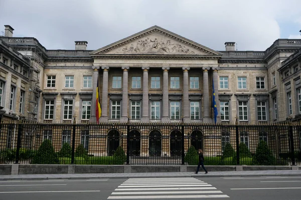 Vista Exterior Cámara Representantes Parlamento Federal Belga Bruselas Bélgica Mayo — Foto de Stock
