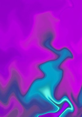Mor üzerinde dalgalı ışık dalgaları olan soyut neon parlayan arkaplan