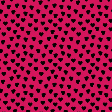 Sevgililer Günü şenlikli kalp kusursuz şablon taşıyıcısı