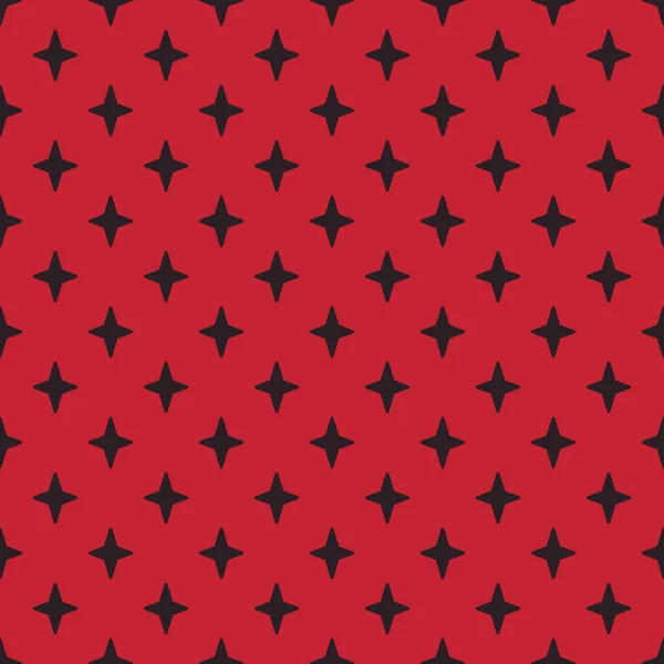 Quatre étoiles pointues sans couture motif vecteur arrière-plan — Image vectorielle