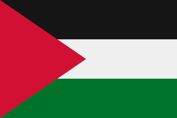 Palestina vlag vector illustratie — Stockvector