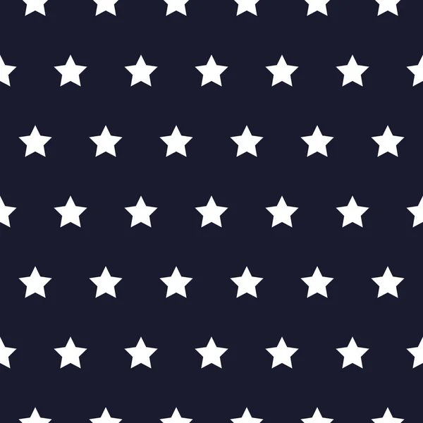 Estrellas festivas sin costura patrón vector de fondo — Archivo Imágenes Vectoriales