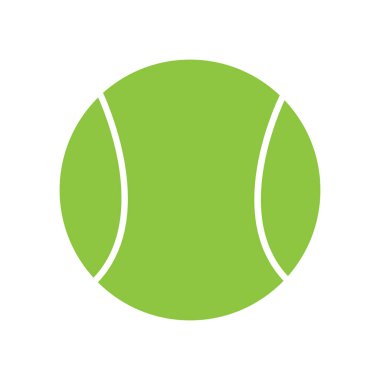 Basit tenis topu vektör grafikleri