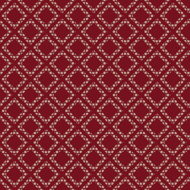 Modern tarz koyu kahverengi elmas pürüzsüz desen. Pembe kırmızı arkaplan.