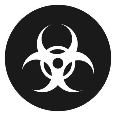 Yüksek voltajlı güvenlik yuvarlak simgesi işaret vektör grafikleri çizimi.