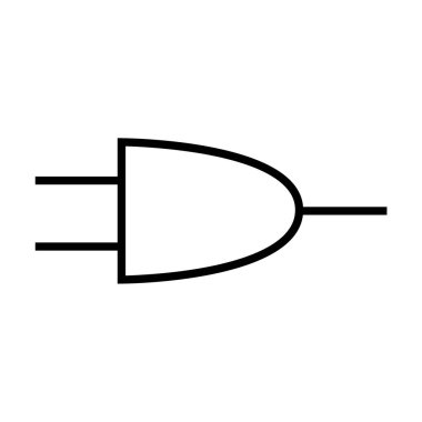 Ve geçit devresi sembolü veya mantıksal kapı diyagramı.