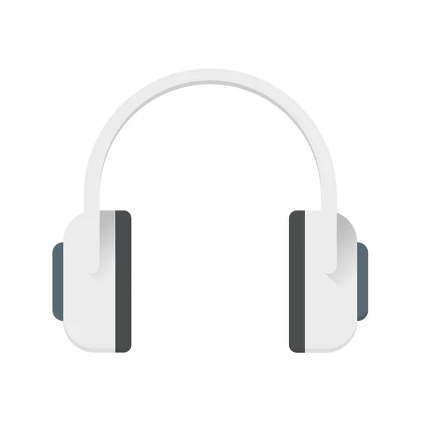 Musik headset ikon vektor elektronik digitala produkter grafik design. — Stock vektor