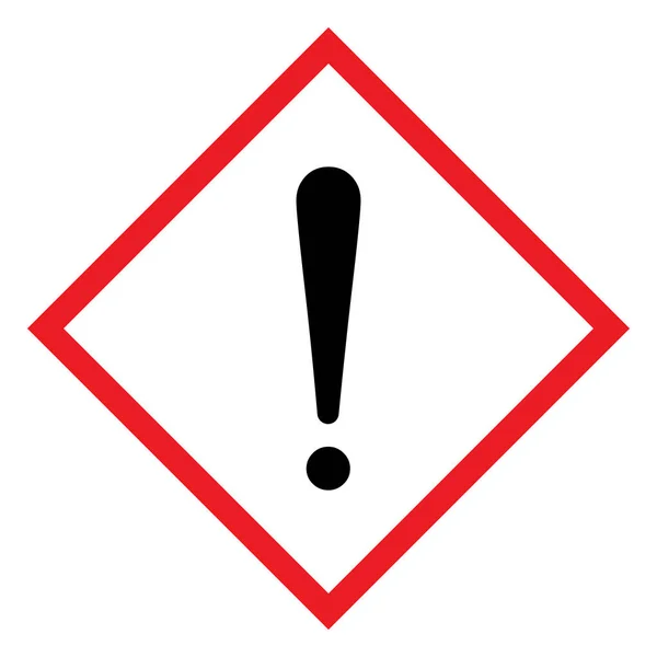 Point Exclamation Danger Pour Couche Ozone Panneau Danger Clp Diamant Illustration De Stock