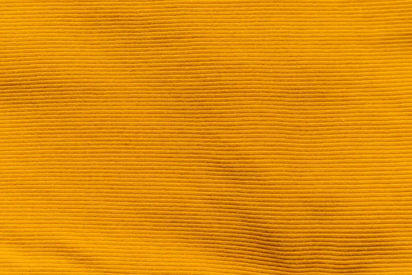 Sfondo Texture Tessuto Giallo Brillante Tessuto Con Strisce Trama Cotone — Foto Stock