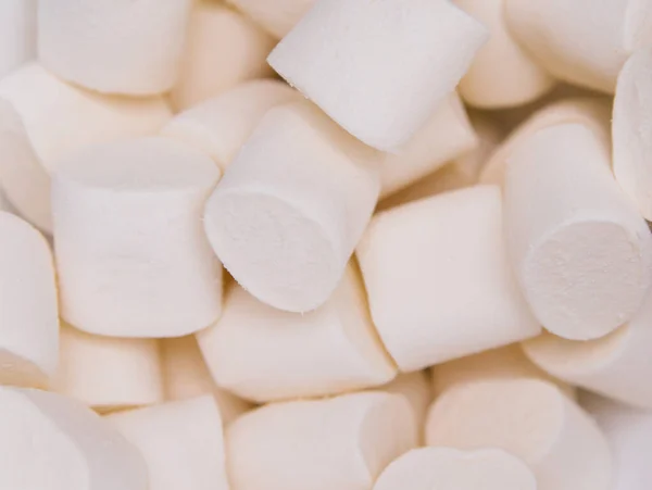 Weißer Eibisch Großaufnahme Marshmallows Zum Braten Auf Dem Feuer — Stockfoto