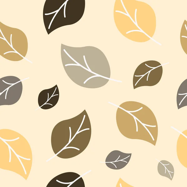 Pattern leaves. autumn leaves, autumn pattern, seamless pattern. the pattern of the ecology.vector illustration