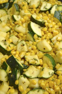 Herb ile kavrulmuş Mısır kabak