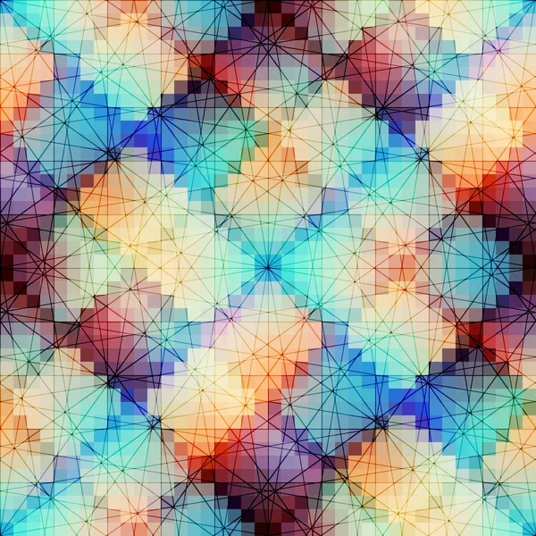 Geometrisches abstraktes Muster. — Stockvektor