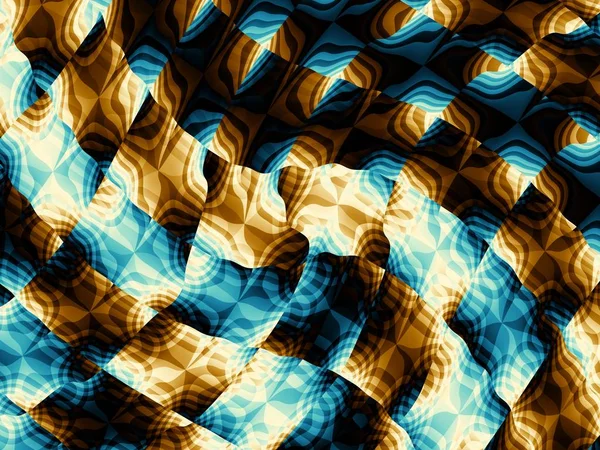 Abstract wavy fractal — Stock Photo, Image
