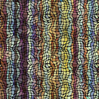 Dikişsiz mozaik desen