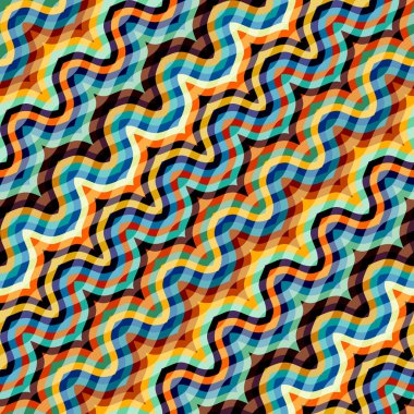 Geometrik soyut desen.