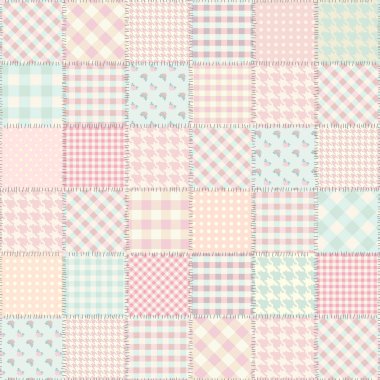 patchwork tarzı shabby chic içinde