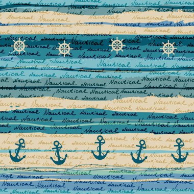 fashion nautical pattern clipart