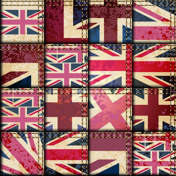 Vintage London pattern — Stock Vector