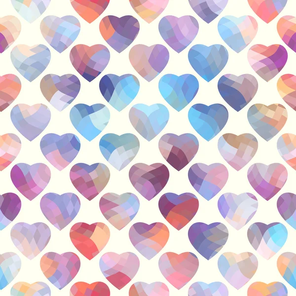 Abstract pink hearts — Stock Vector