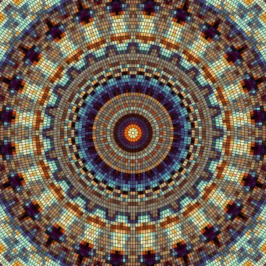 Dikişsiz mozaik desen