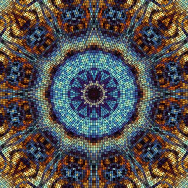 Dikişsiz mozaik desen