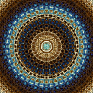 Dikişsiz mozaik desen