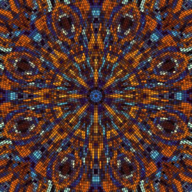 Dikişsiz mozaik desen