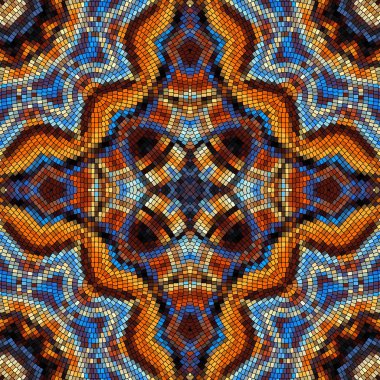 Dikişsiz mozaik desen