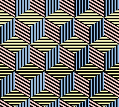 Geometrik soyut desen.