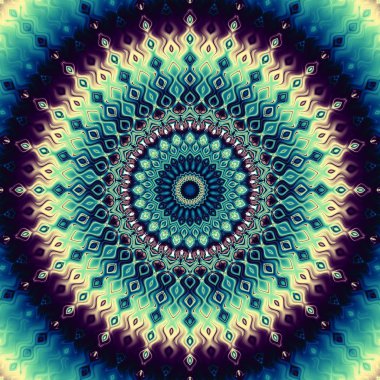 soyut yuvarlak kalıp