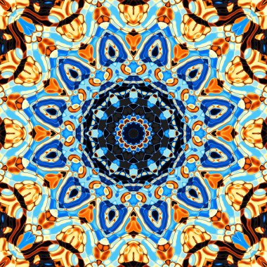 soyut yuvarlak kalıp