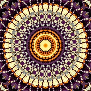 soyut yuvarlak kalıp