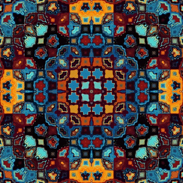 Abstrakt symmetriska mönster — Stockfoto
