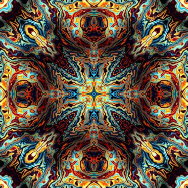 soyut yuvarlak kalıp