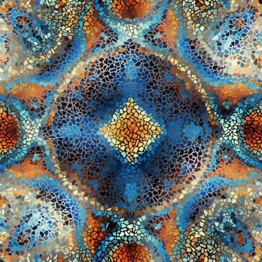 Dikişsiz mozaik desen